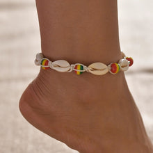 Load image into Gallery viewer, Vintage Handmade Shell Beads Sea Turtle Anklets For Women Girl New Multi Layer Anklet Leg Chain Bracelet Bohemian Summer Jewelry