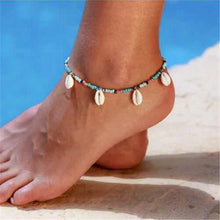 Load image into Gallery viewer, Vintage Handmade Shell Beads Sea Turtle Anklets For Women Girl New Multi Layer Anklet Leg Chain Bracelet Bohemian Summer Jewelry