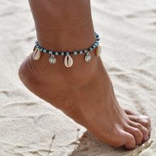 Load image into Gallery viewer, Vintage Handmade Shell Beads Sea Turtle Anklets For Women Girl New Multi Layer Anklet Leg Chain Bracelet Bohemian Summer Jewelry
