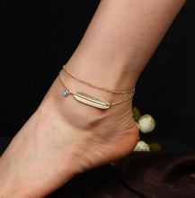 Load image into Gallery viewer, Vintage Handmade Shell Beads Sea Turtle Anklets For Women Girl New Multi Layer Anklet Leg Chain Bracelet Bohemian Summer Jewelry
