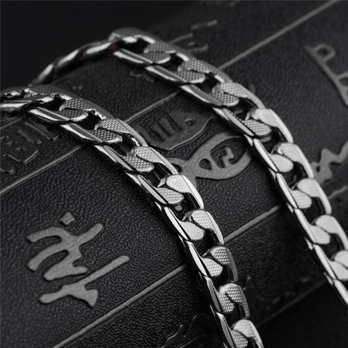 Men Hip Hop Bracelet  Black Stainless Steel Bracelet & Bangle Male Accessory for Party Rock Jewelry